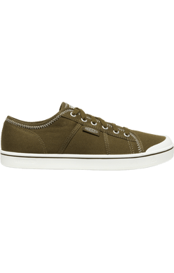 Men's Eldon Canvas Sneaker in Dark Olive CLOSEOUTS