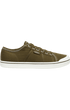 Men's Eldon Canvas Sneaker in Dark Olive CLOSEOUTS