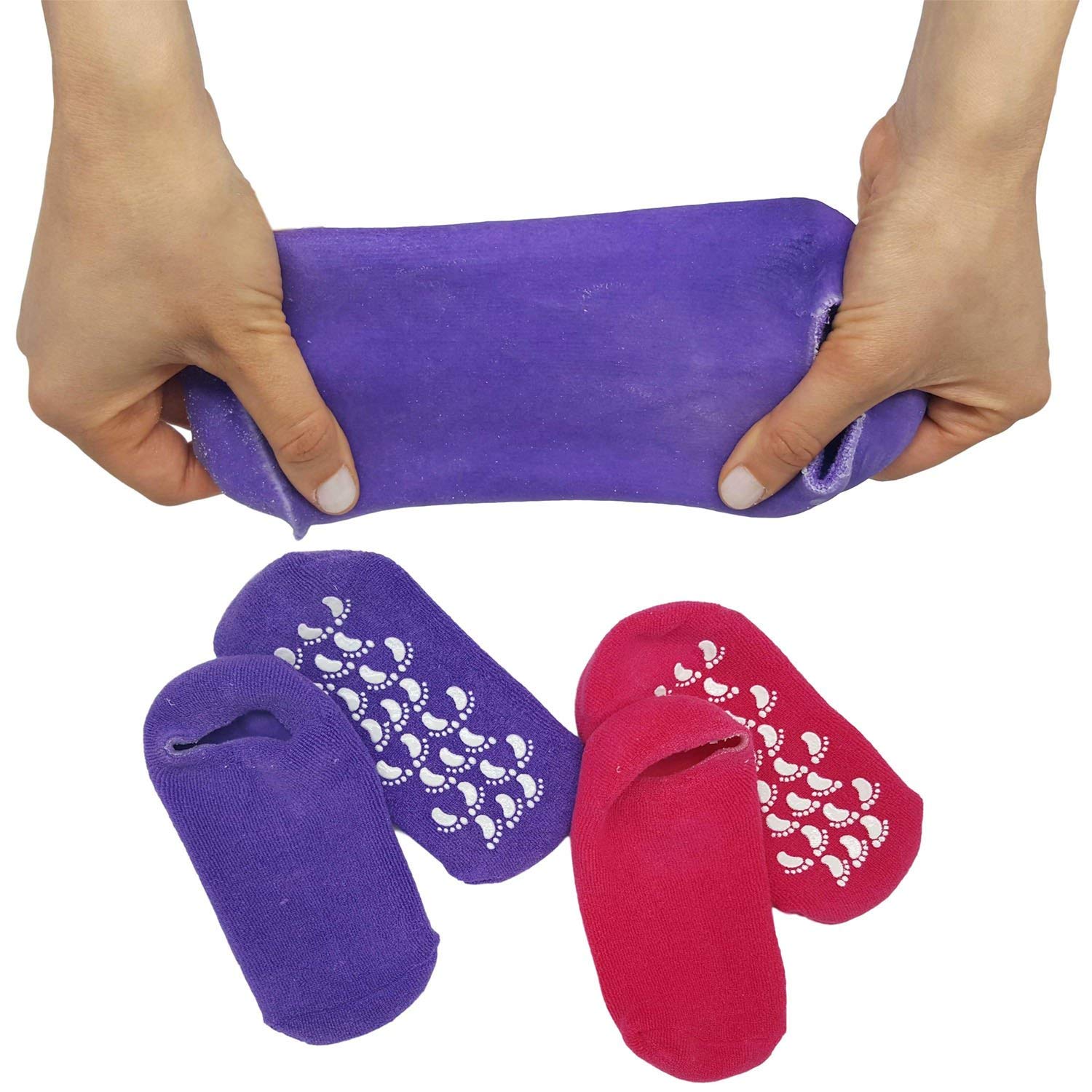 Silky Feet Gel Spa Socks