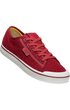 Elsa Sustainable Felt Retro Sneaker in Red CLOSEOUTS