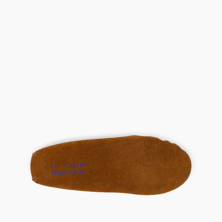 Men's Pile Lined Softsole Moccasin in Brown