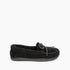 Women's Sheepskin Hardsole Moccasin in Black