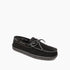 Men's Pile Lined Hardsole Moccasin in Black