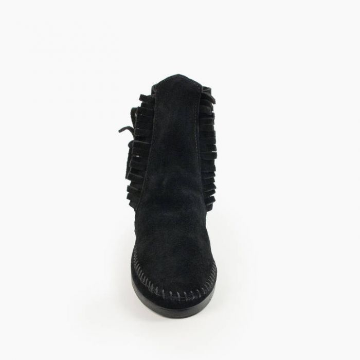 2 Button Hardsole Boot in Black