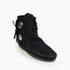 2 Button Hardsole Boot in Black