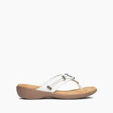 Silverthorn360 Toe Post Sandal in White