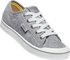 Elsa Sustainable Felt Retro Sneaker in Grey CLOSEOUTS