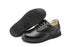 Lady's Dual Depth Leather Comfort Shoes in Black