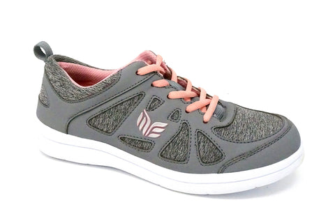 Lady's Added-Depth Extreme-Light Walking Shoe in Gray