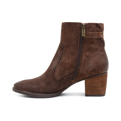 Rubi Buckle Boot in Dark Brown CLOSEOUTS