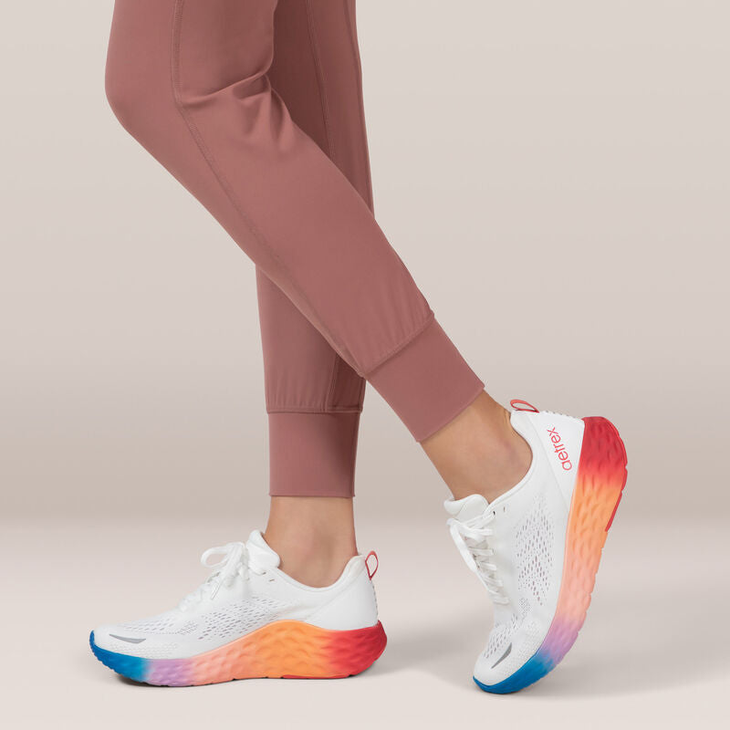 Danika Arch Support Sneaker in White Ombre