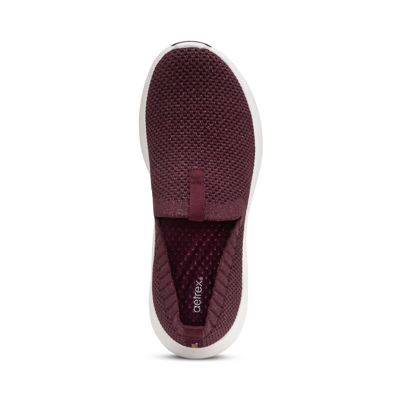 Angie Slip On Sneaker in Burgundy