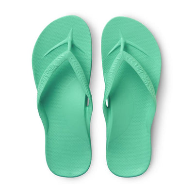 Archies Arch Support Flip Flops in Mint