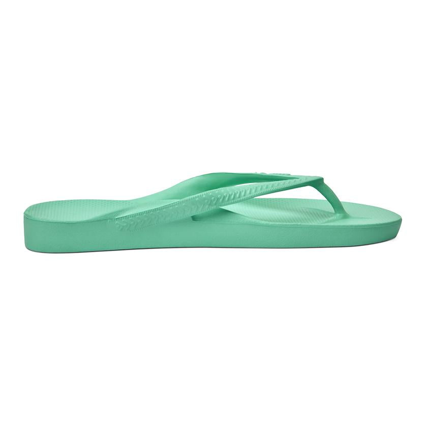 Archies Arch Support Flip Flops in Mint