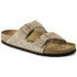 Arizona Classic Footbed Sandal in Taupe Suede