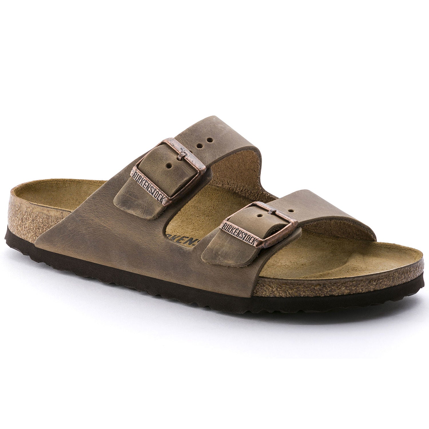 Arizona Classic Footbed Sandal in Brown Suede