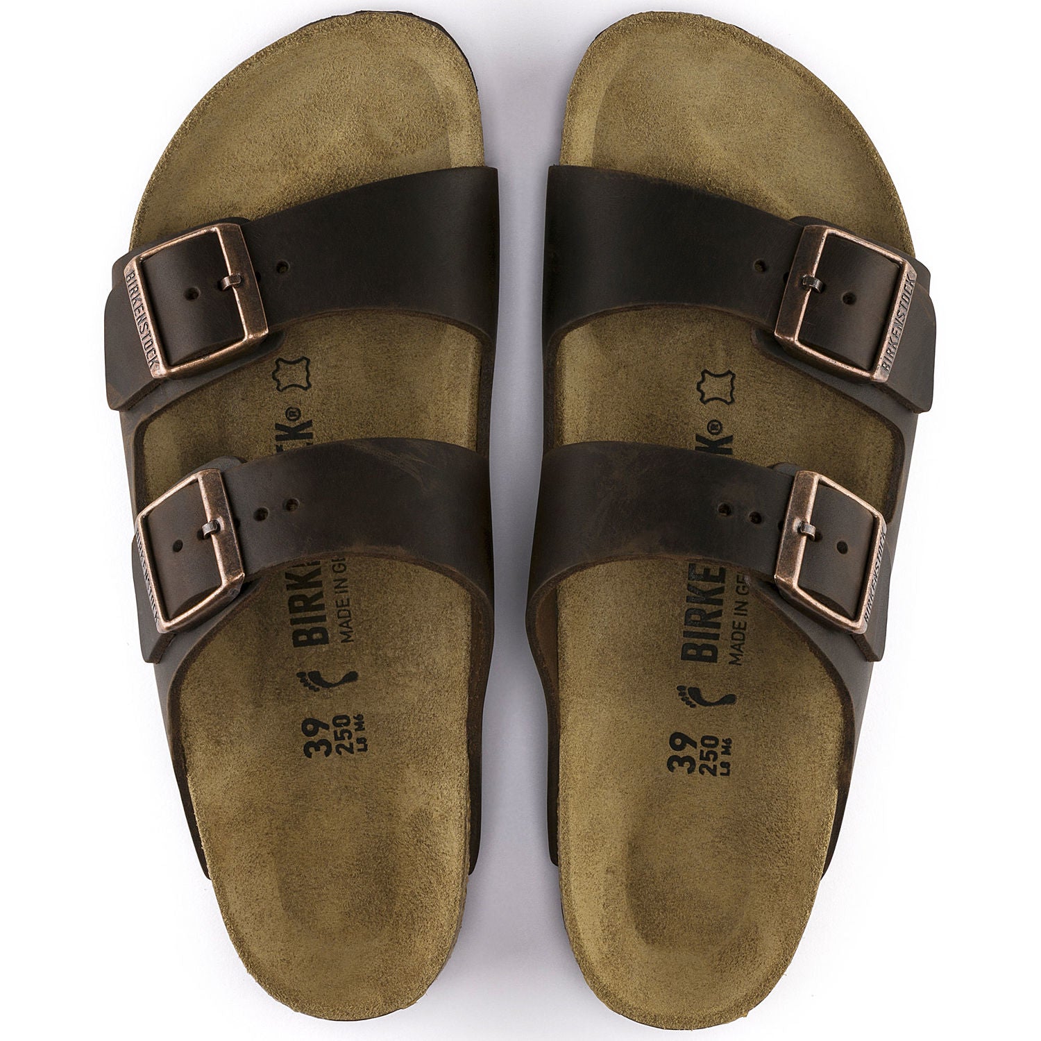 Arizona Soft Footbed Sandal in Habana Oiled Leather