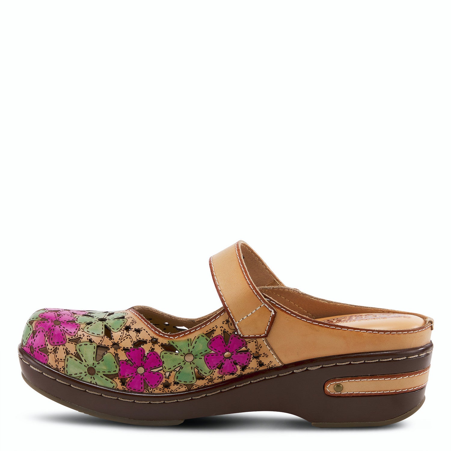 Anana Mary Jane Mule in Beige Multi CLOSEOUTS