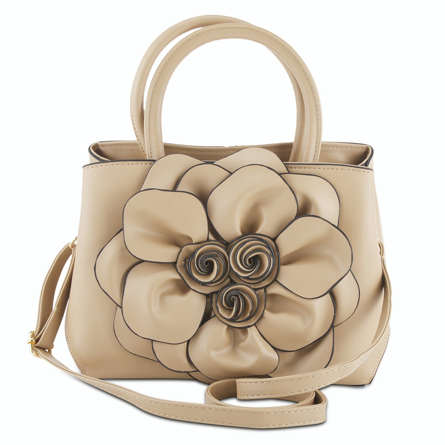 Bloom Handbag in Tan