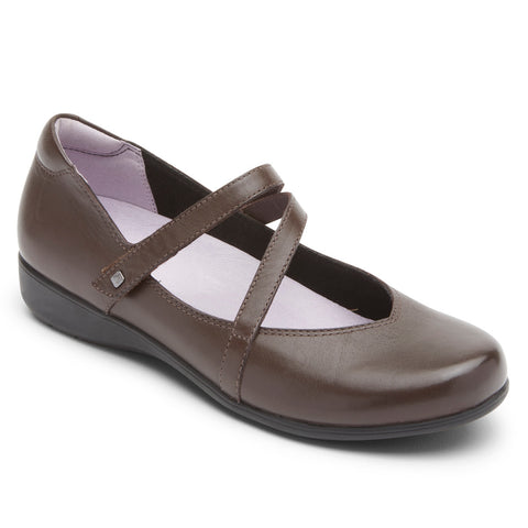 Abbey Z-Strap Mary Jane in Brown CLOSEOUTS