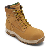 8000Works 6 Inch Safety Toe Boot 4E Width in Wheat CLOSEOUTS