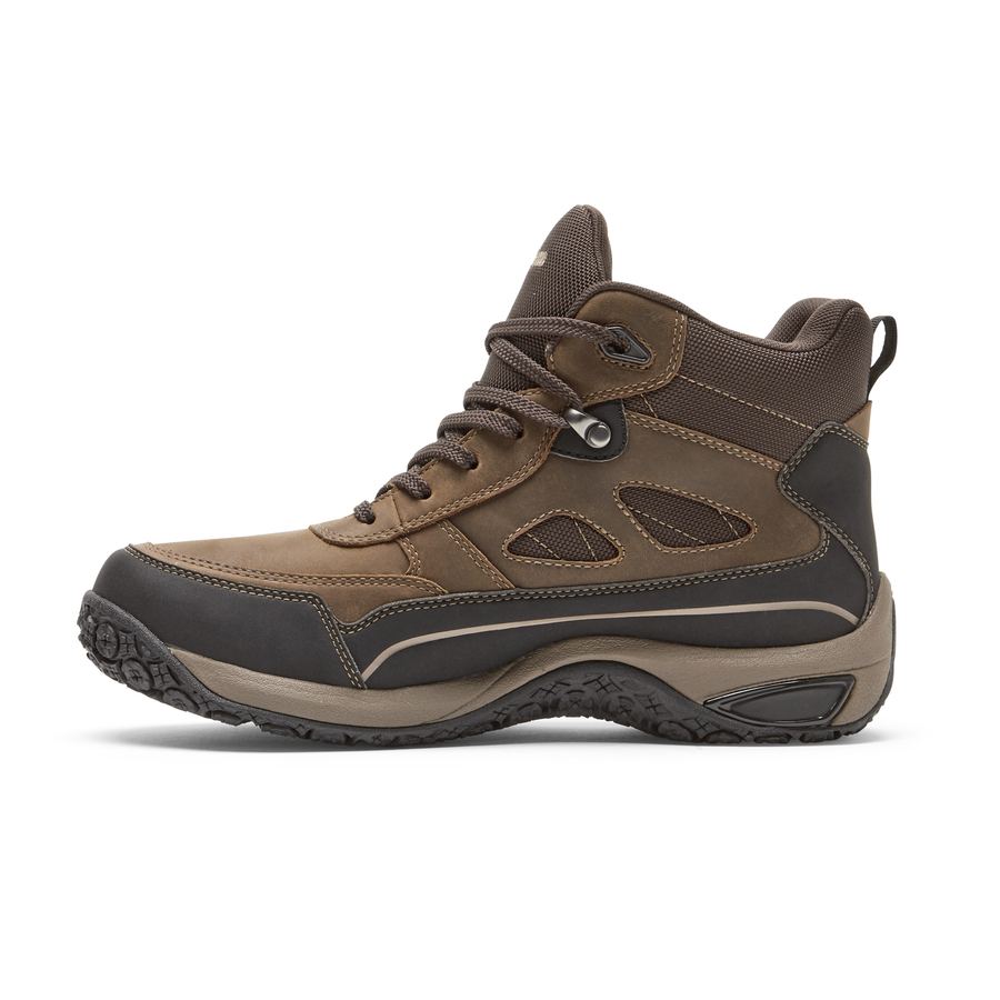 Cloud Plus Mid II Waterproof Boot D Width in Brown