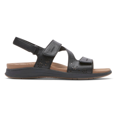 Cobb Hill Collection Tala Washable Walking Sandal in Black CLOSEOUTS