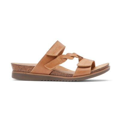 Cobb Hill Collection May Adjustable Cork Slide in Tan CLOSEOUTS