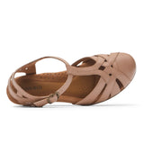 Aubrey T Strap Sandal in Tuscany Pink CLOSEOUTS
