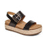 Vania Platform Espadrille Sandal in Black