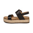 Vania Platform Espadrille Sandal in Black