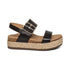 Vania Platform Espadrille Sandal in Black