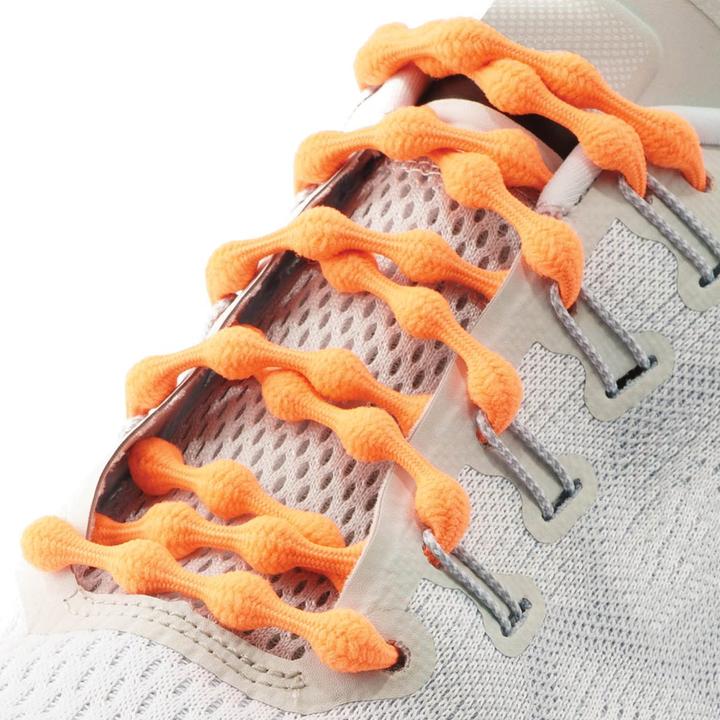 Caterpy Elastic Laces in Citrus Orange