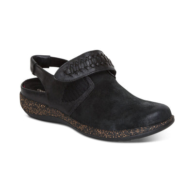 Leni Slingback Clog in Black CLOSEOUTS