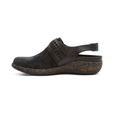 Leni Slingback Clog in Black CLOSEOUTS