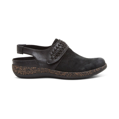 Leni Slingback Clog in Black CLOSEOUTS