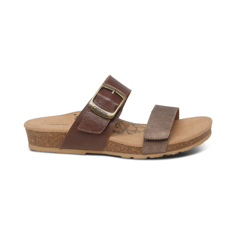 Daisy Adjustable Slide in Brown