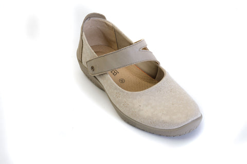 Cosmo Vegan Mary Jane in Taupe CLOSEOUTS