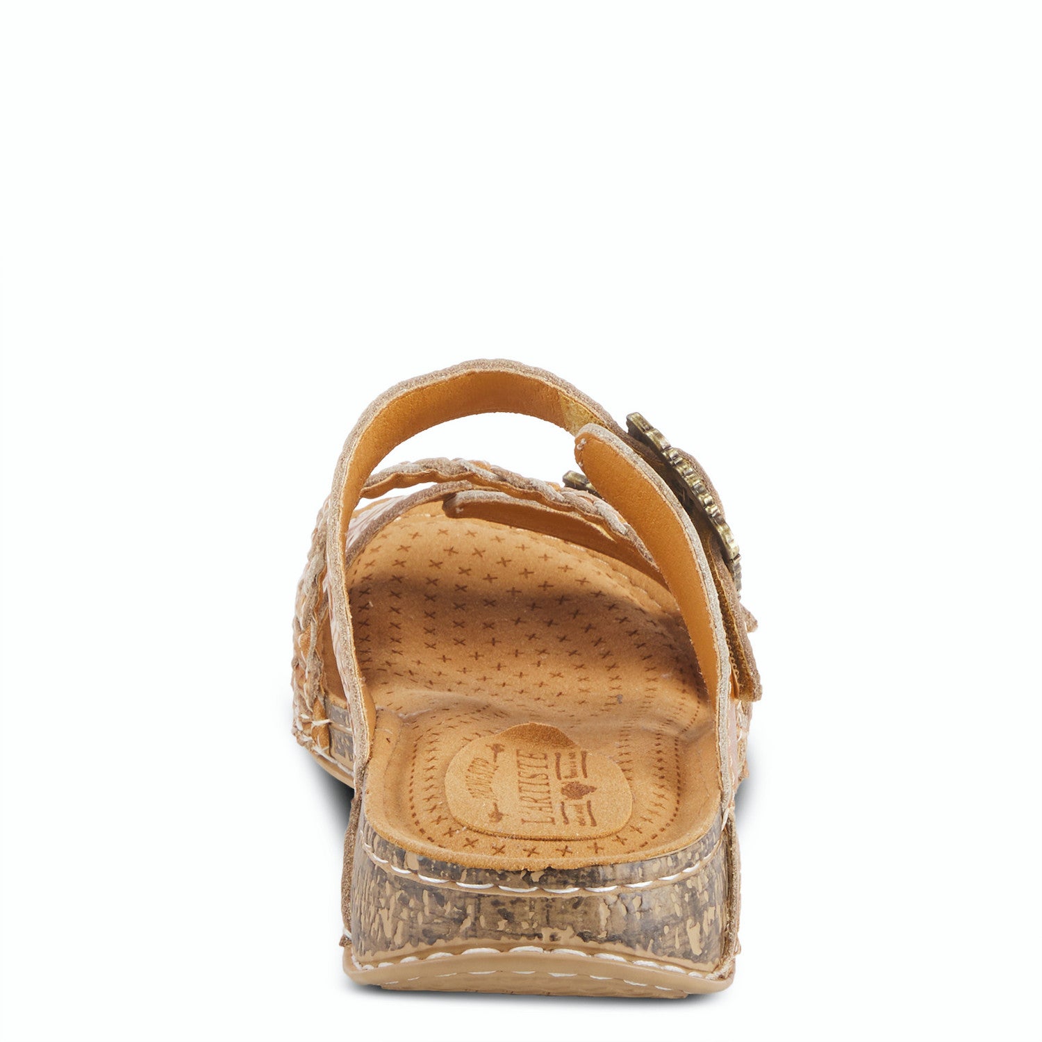 Astra Adjustable Braided Slide in Camel CLOSEOUTS