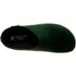 Suede Sole Boiled Wool Clog "Emils" in Spruce CLOSEOUTS