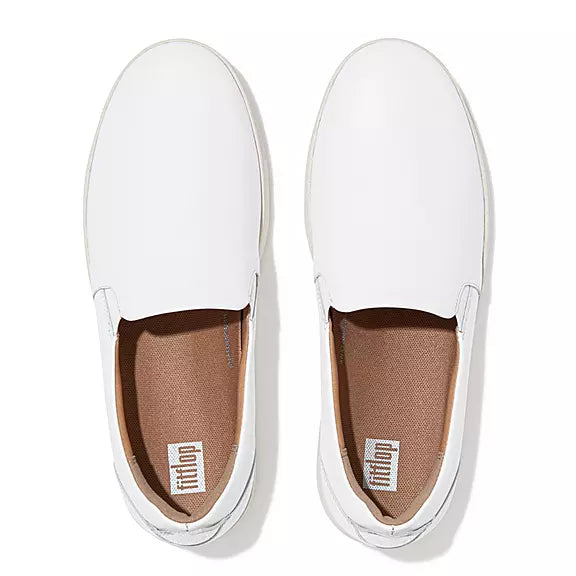 Rally Slip-on Leather Sneaker in Urban White CLOSEOUTS