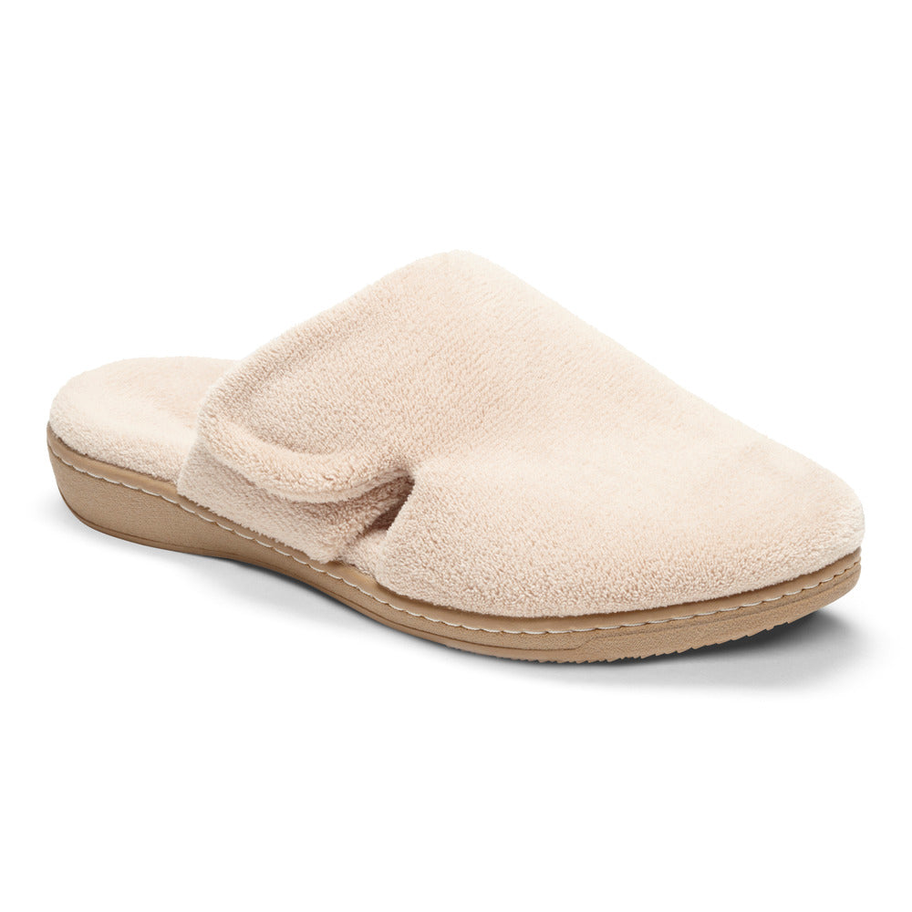 Gemma Terry Cloth Slipper in Tan