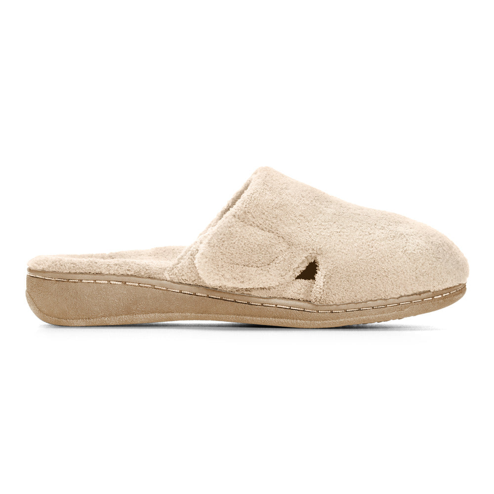 Gemma Terry Cloth Slipper in Tan