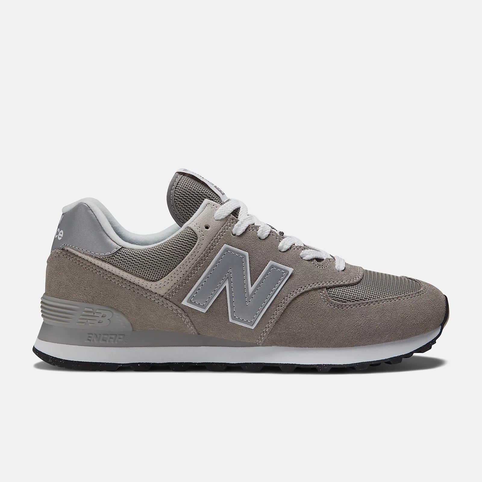 Classic 574 Gray with White Core Lifestyle Sneaker