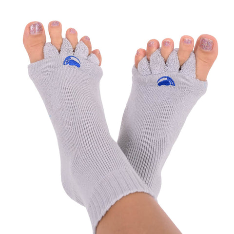 Happy Feet Alignment Sock in Light Grey