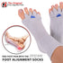 Happy Feet Alignment Sock in Light Grey