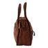 Fabulously Scrumptious Spiral Leather Handbag in Camel