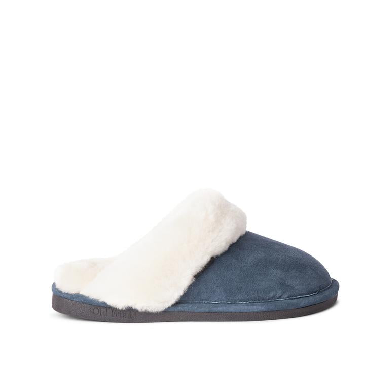 Women's Scuff Slipper in Navy