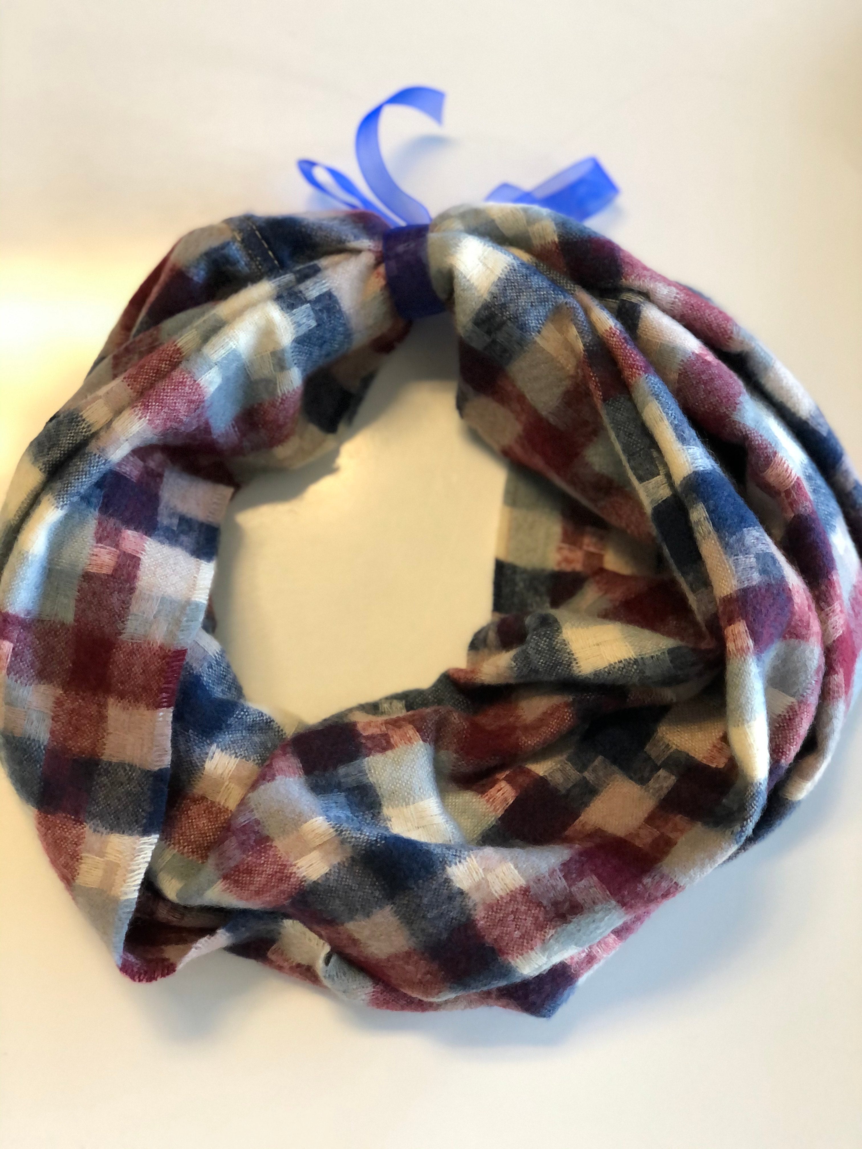 Assorted Plaid Infinity scarf