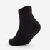 Unisex Maximum Padding Running Quarter Sock in Black